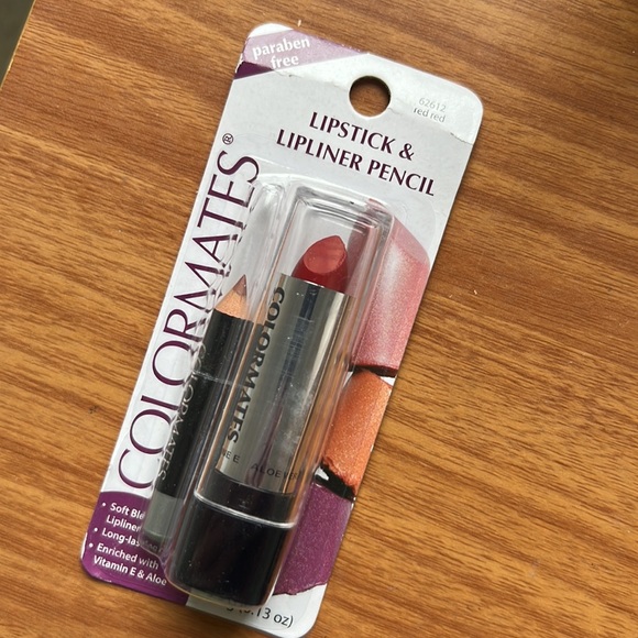 Colormates lipstick & lipliner pencil in red red 62612, New in sealed packaging - Picture 7 of 16